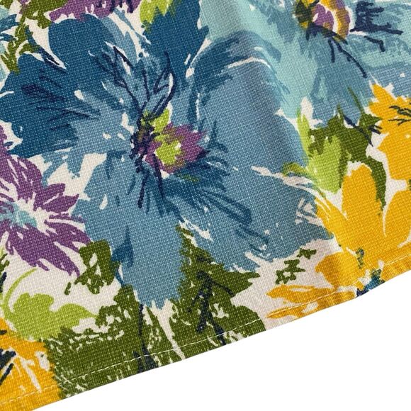 Lot of 6 Waverly Summer Garden Napkins Floral Cloth 15" x 14" Dining Luncheon - Picture 4 of 5